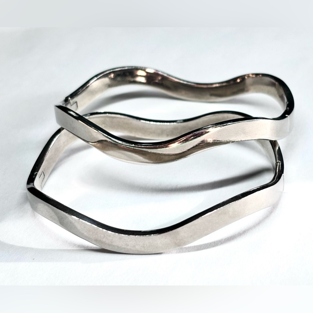 925 Sterling Silver Vintage Bangle Bracelets